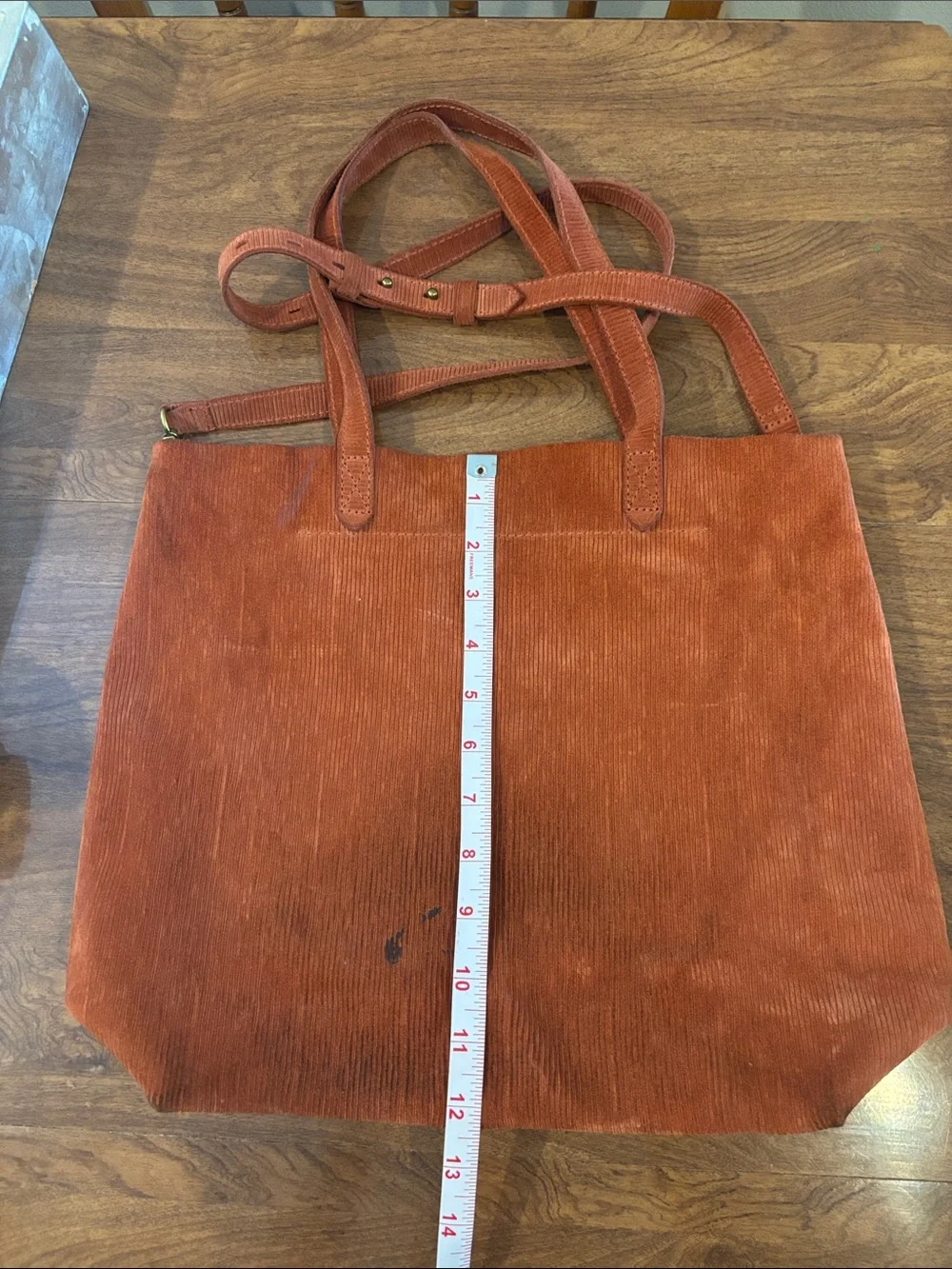 Madewell The Medium Transport Tote: Corduroy Suede Edition